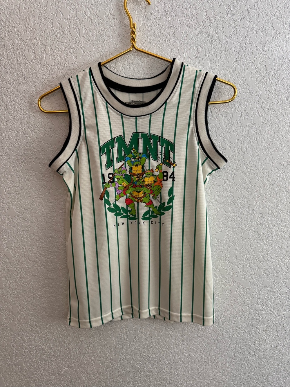 Teenage Mutant Ninja Turtles Green-Accent Sleeveless Kids Top